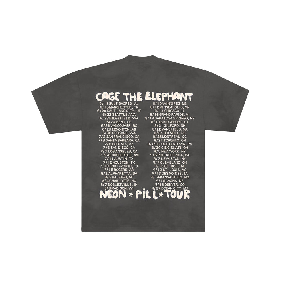 CAGE THE ELEPHANT GROUP PHOTO TOUR T-SHIRT