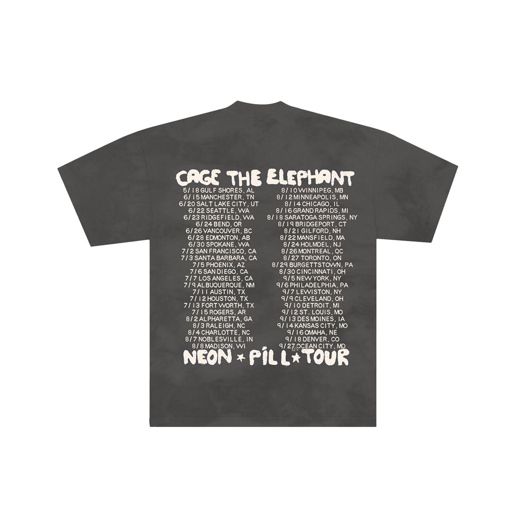 CAGE THE ELEPHANT GROUP PHOTO TOUR T-SHIRT